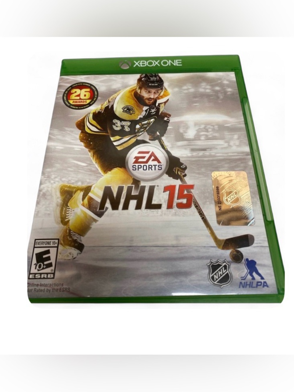Xbox One NHL 15 EA Sports Hockey Game Disc Case Complete Tested Clean